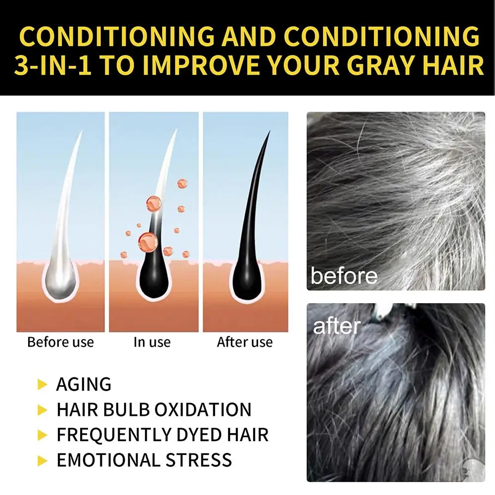 100ML 매직 내추럴 허벌 헤어 염색 샴푸 3 in  - Hair Spray Color 리뷰 및 가격