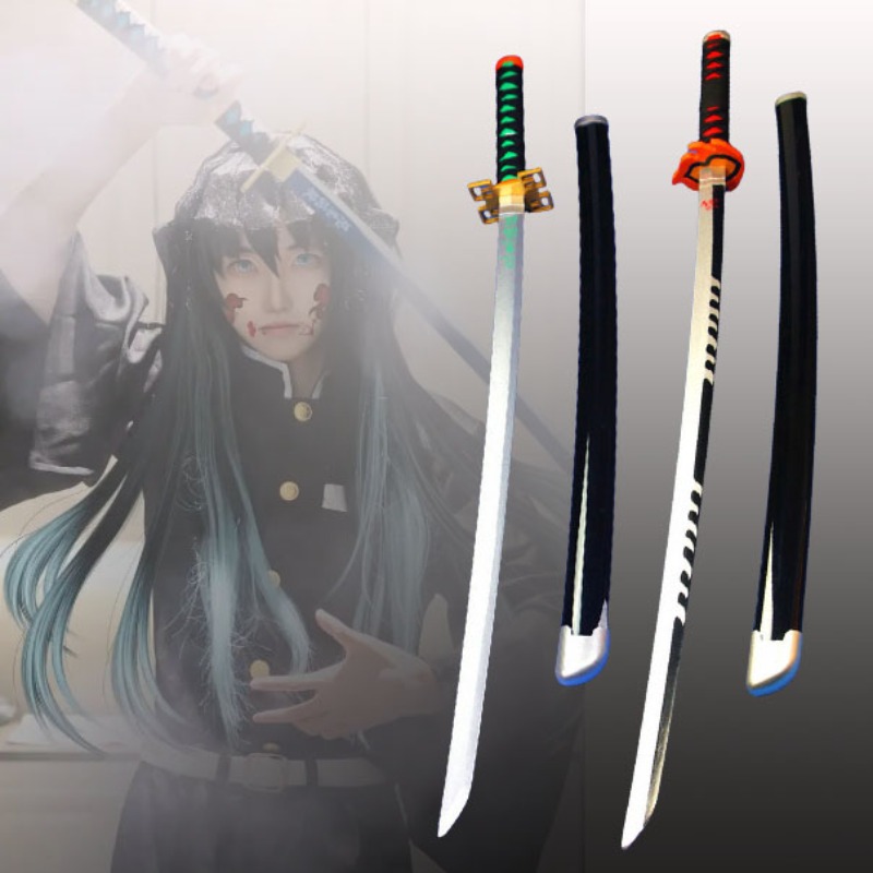 41in/104cm 악마 슬레이어 Katana 애니메이 - Cosplay Prop Dagger 리뷰 및 가격